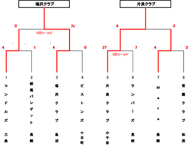 高松宮賜杯第69回全日本軟式野球大会(2部)中越大会トーナメント表